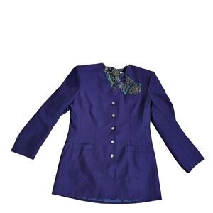 Women's LE SUIT Vintage Polyester Blazer Size 12